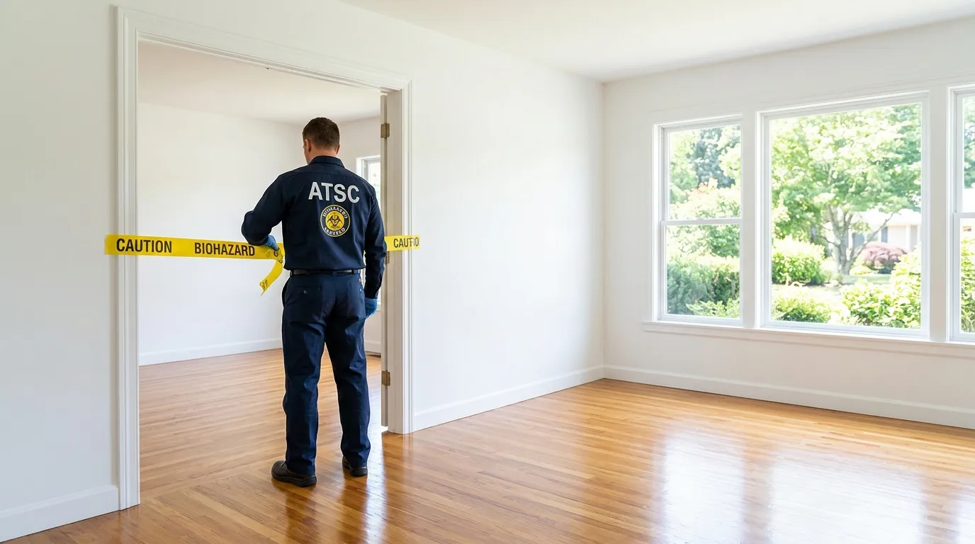 Certified biohazard cleanup crew performing Crime Scene Cleanup in Villa Park